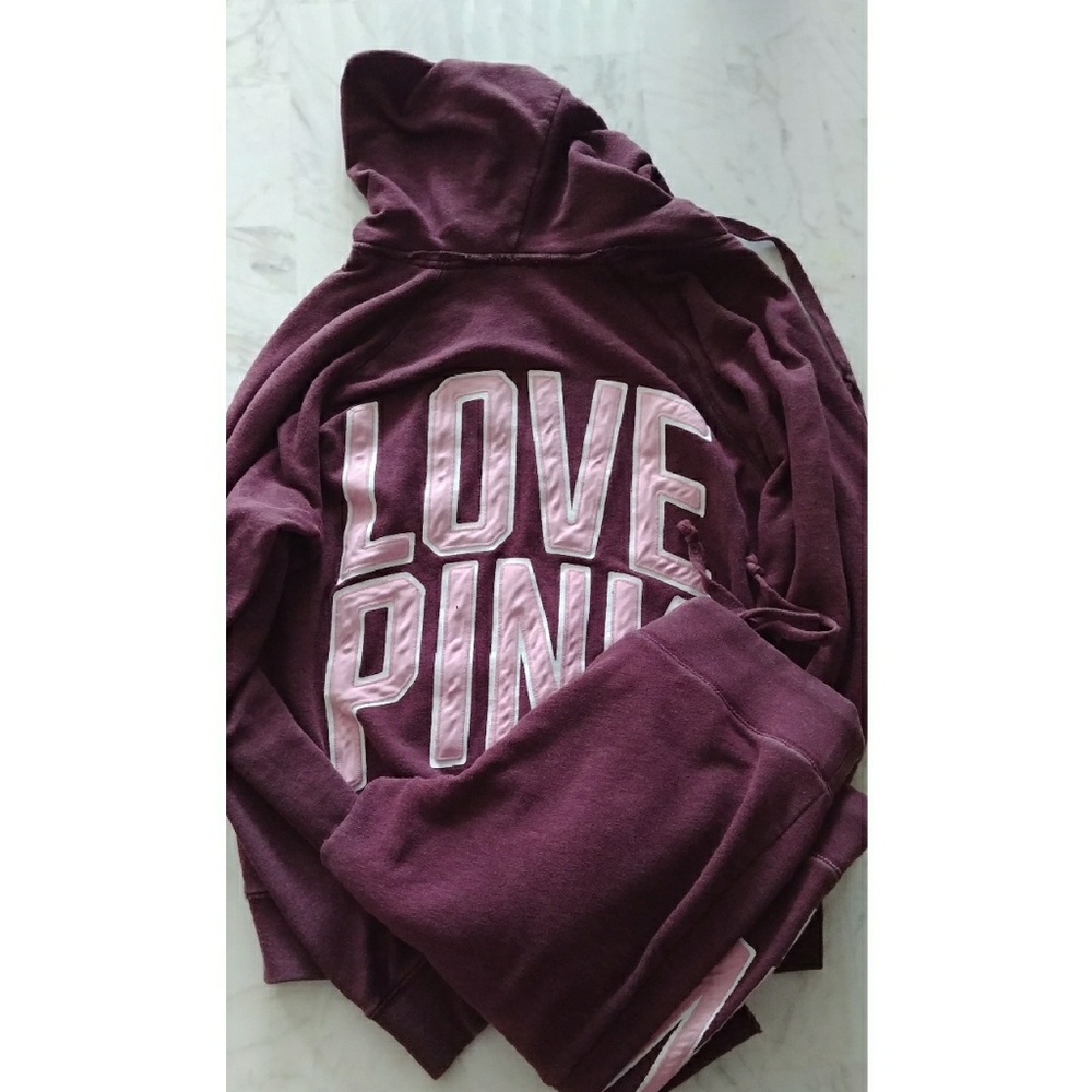 SET! 💖Pink vs sweat suit set💖